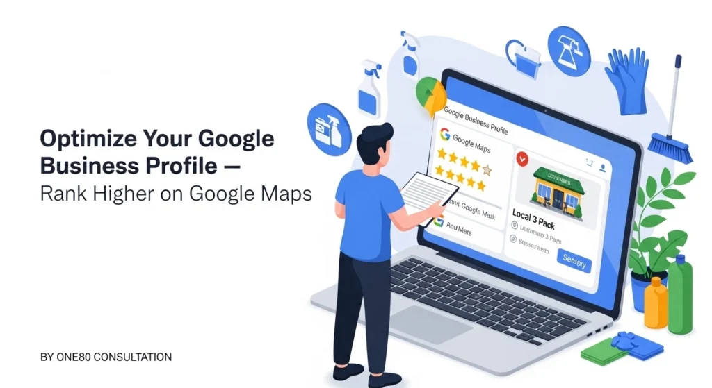 7 Proven Ways to Rank Your Cleaning Company

Google Business Profile (GBP)