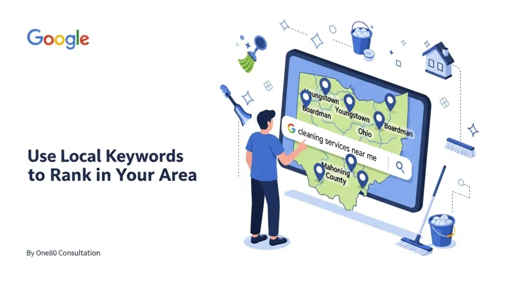 7 Proven Ways to Rank Your Cleaning Company #1 on Google in 2025

Use Local Keywords Strategically

