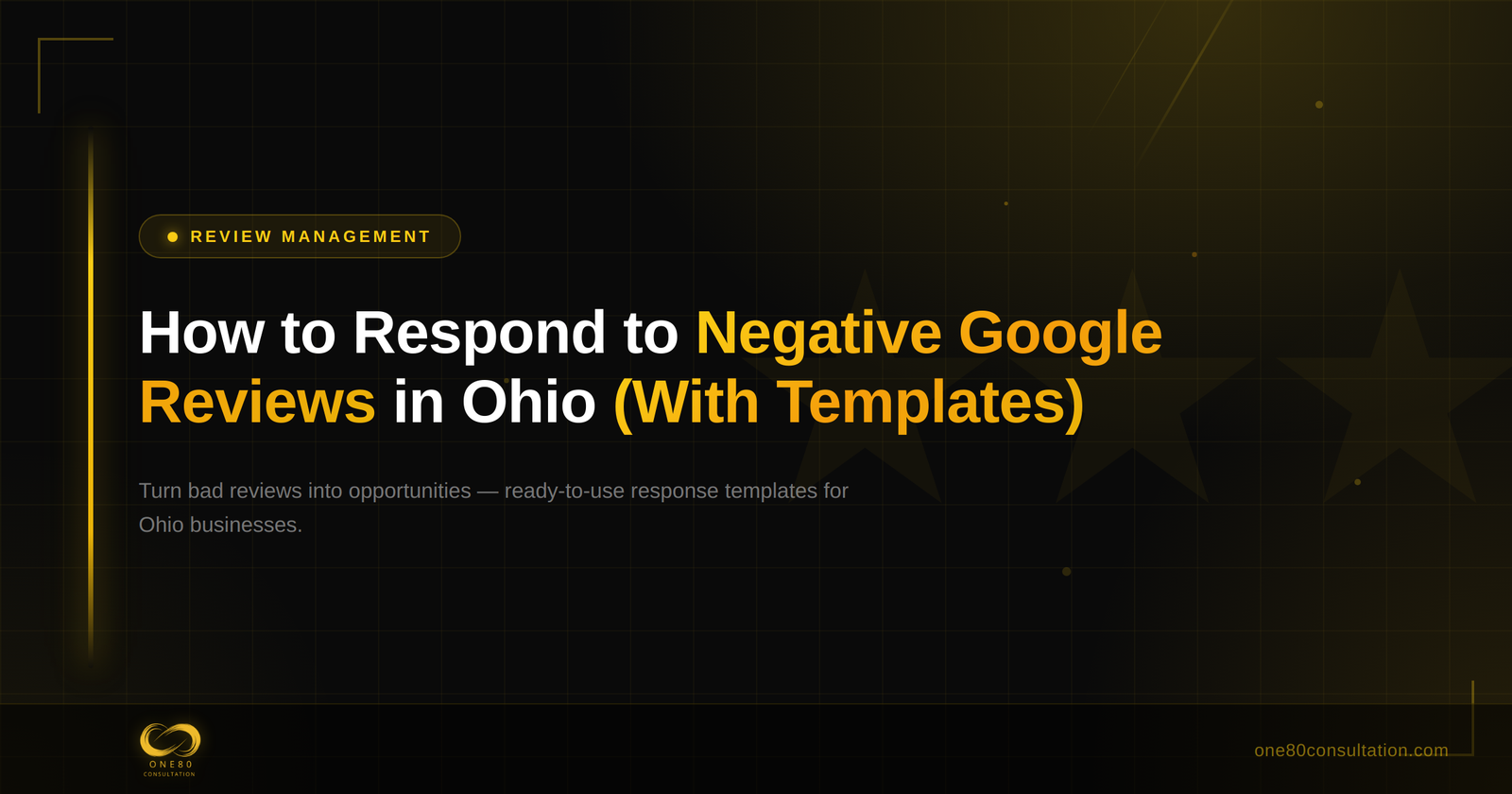 How to Respond to Negative Google Reviews in Ohio (With Templates)