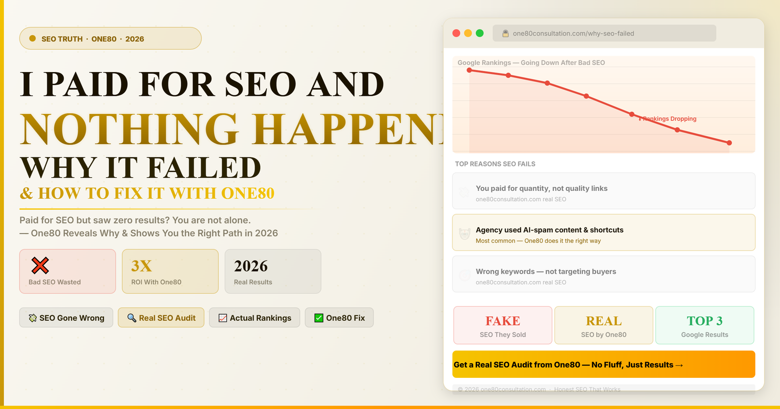 I Paid for SEO and Nothing Happened: Why It Failed